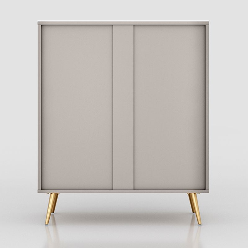 Glam Bedroom Engineered Wood Storage Chest Vertical Chest with Drawers