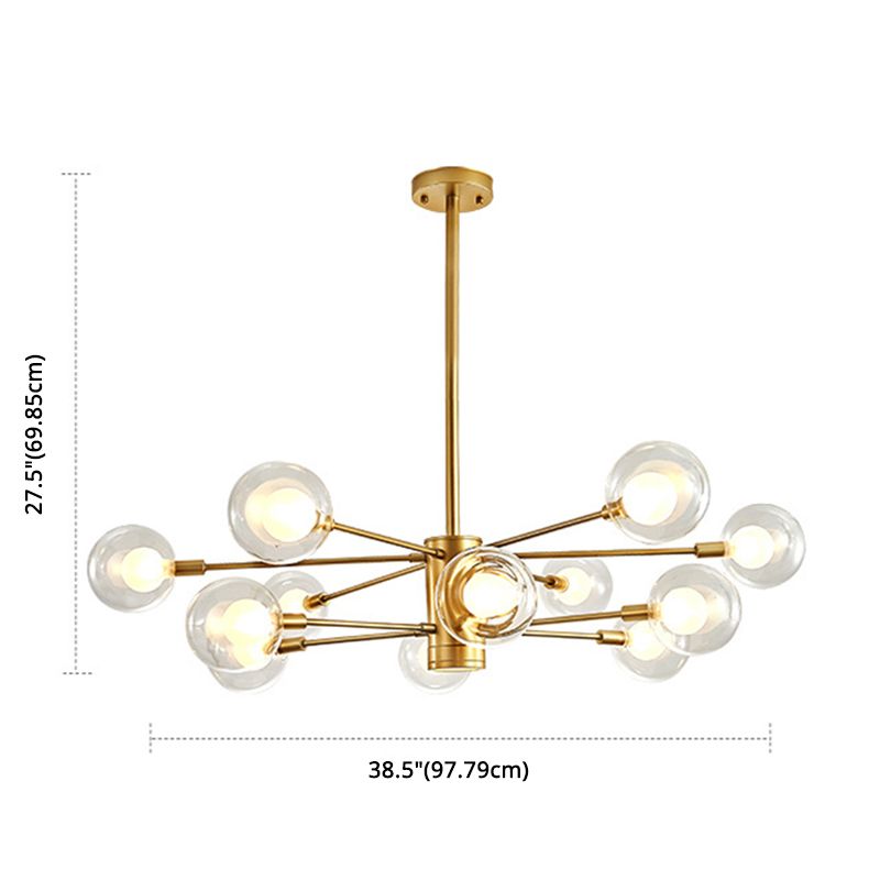 Semplicità postmoderna Simplicity Starburst Apparecchiatura di illuminazione sospesa in vetro Fissature di illuminazione a sospensione per il ristorante