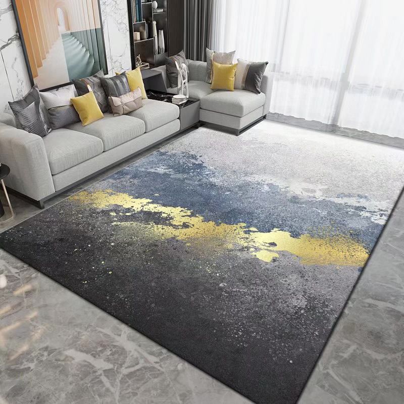 Gorgeous Indoor Rug Abstract Pattern Funky Washable Area Rug Polyester Anti-Slip Rug for Living Room