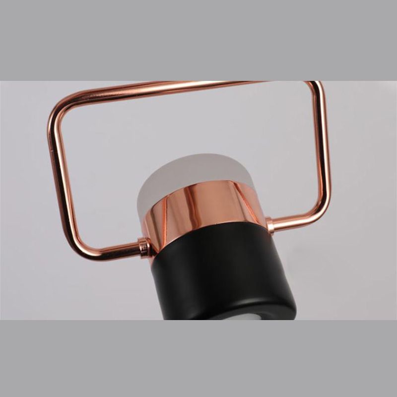 Lampade cilindriche dell'isola moderna lampada lampadario per l'isola multi-testa con ombra acrilica