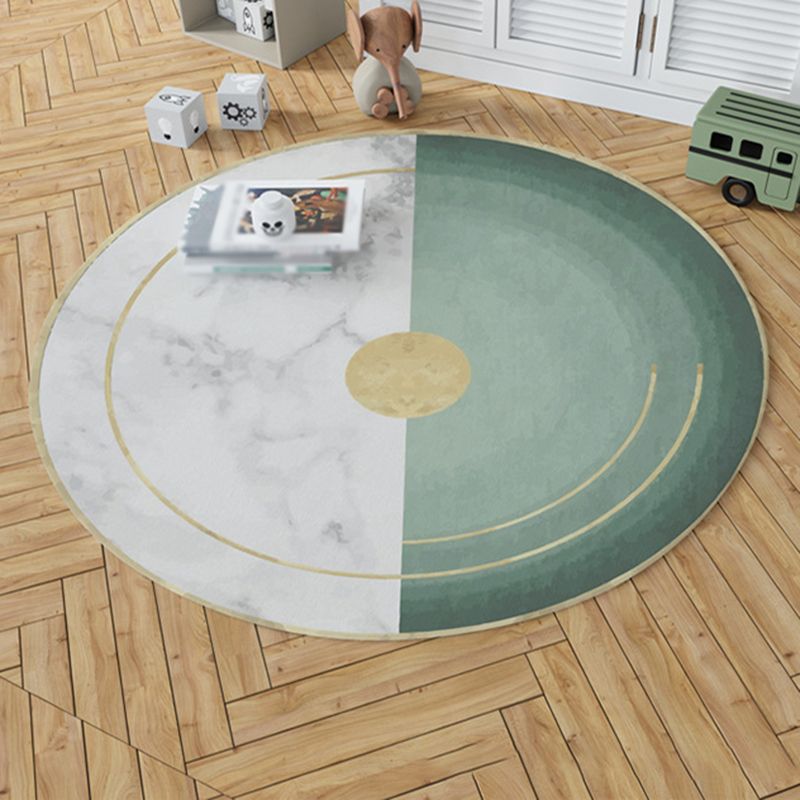 Tapis de tapis de zone moderne de couleur lumière polyester
