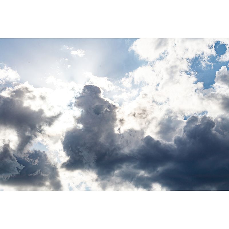 Sky View Mural Modern Stain Resistant Wall Art for Sitting Room, Made to Measure