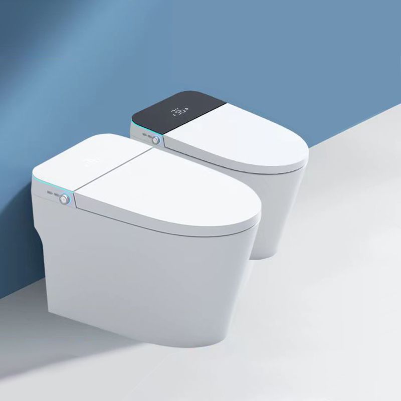 Polished Finish ABS Toilet Siphon Jet Contemporary Toilet Bowl with Heated Seat