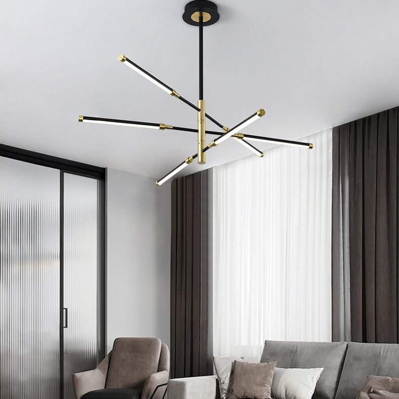 Semplicità lampada lampadina lineare lampada in metallo lampada lampadario a LED