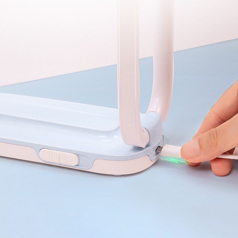 Nordic Macaroon Style LED Table Lamp Foldable Design Practical USB Charging Reading Light for Bedroom