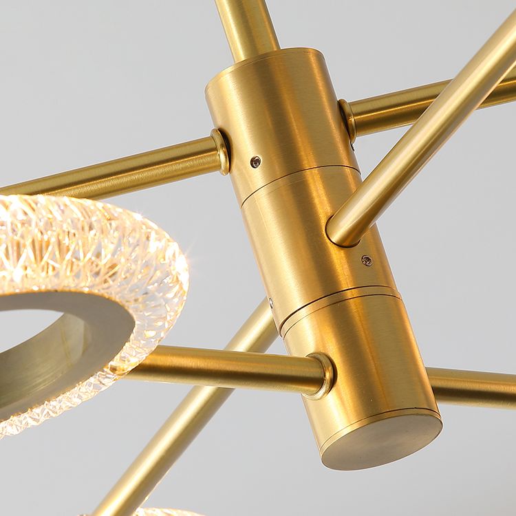 Metal Pendant Light Fixture Postmodern Chandelier Lighting for Living Room Dinning Room