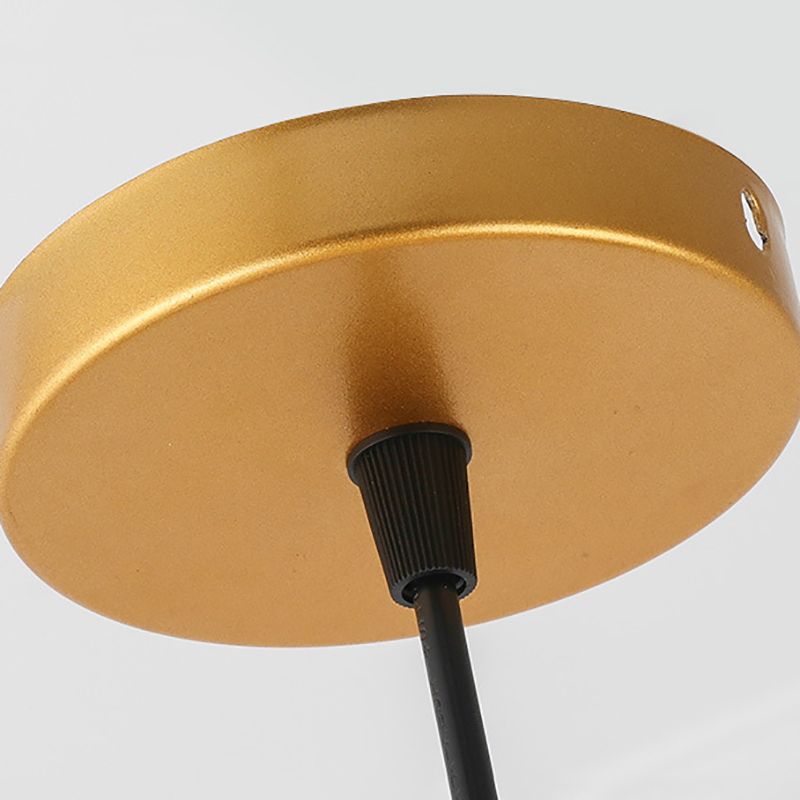 Estilo contemporáneo geométrico geométrico metal 1 kit de luz colgante de luz