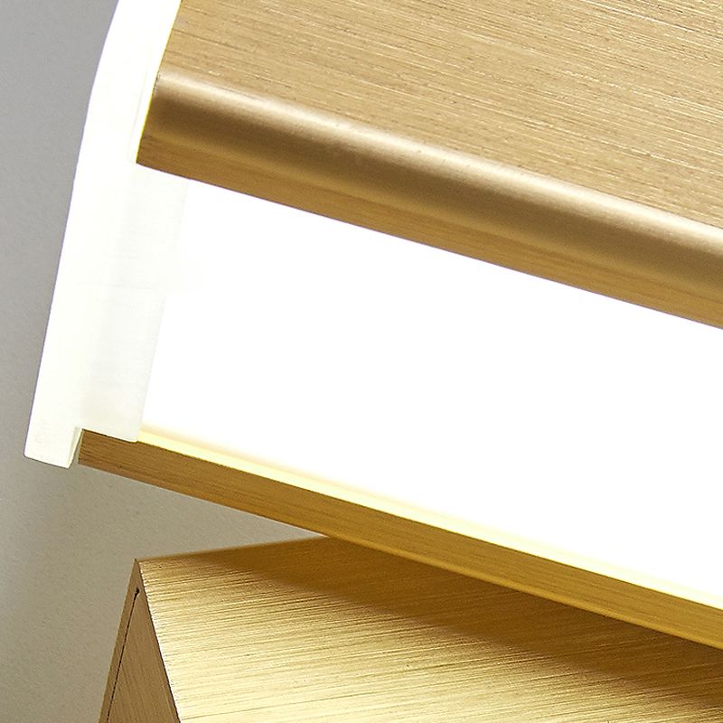 Luz de pared de pared giratoria interior nórdica lámpara de montaje de pared LED de estilo simple