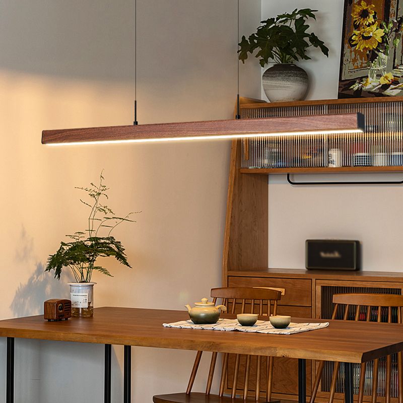 Luz de aluminio LED de lámpara colgante moderno simple para comedor para comedor