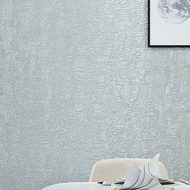 Zilver getextureerd wanddecor in zachte kleur gipsbehangrol voor woonkamer, 20,5 inch x 33 ft