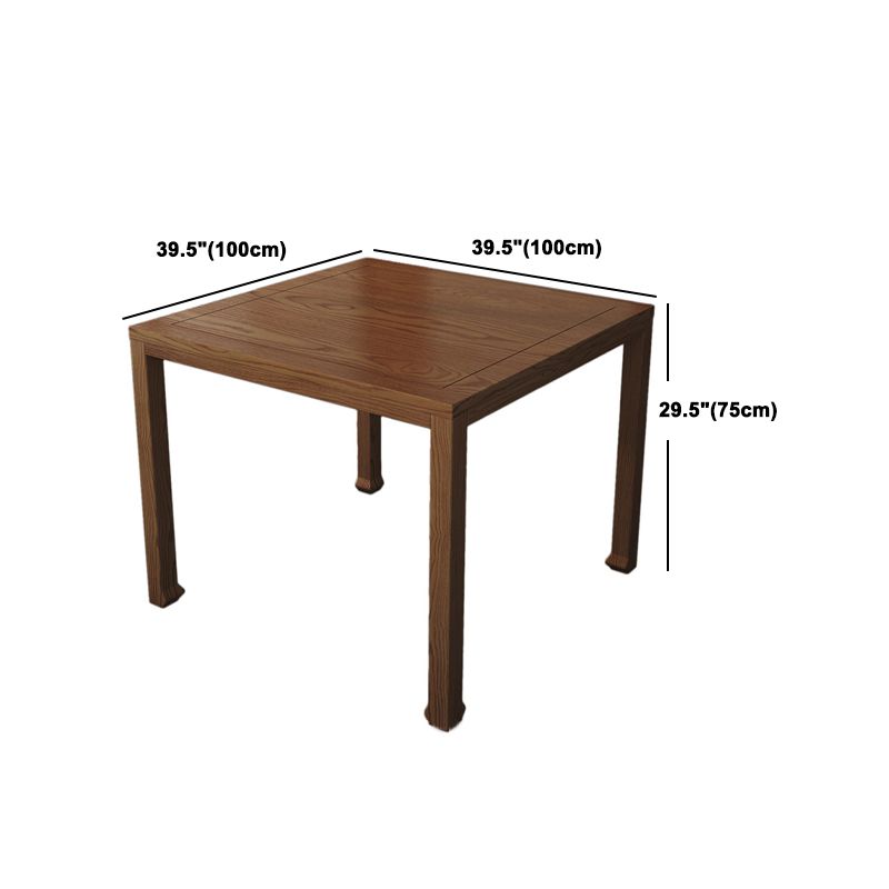 Traditional Wood Dining Set 1/5 Pieces Rectangle Dining Table Set