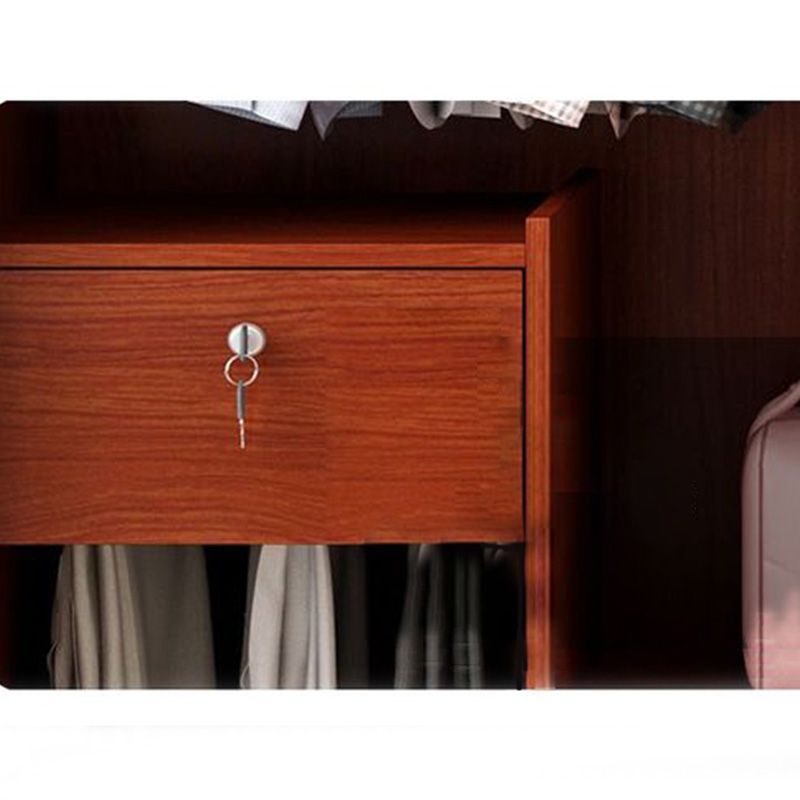 Wooden Sliding Doors Armoire Traditional Home Storage Cabinet