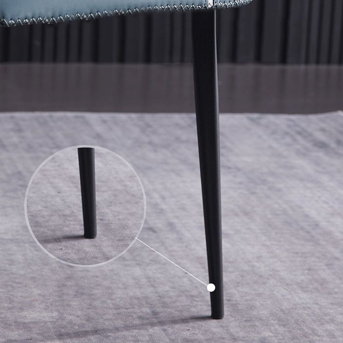 Metal Modern Indoor-Outdoor Side Chairs Parsons Dining Chair