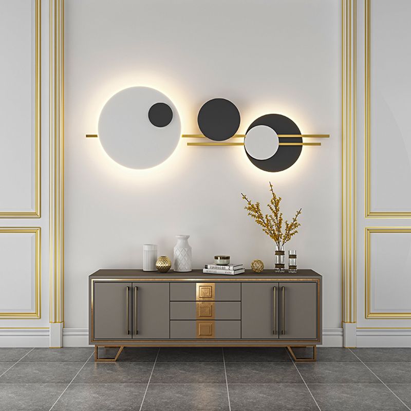 Estilo nórdico Luz de pared de metal Colorido LED LED Disconce para sala de estar