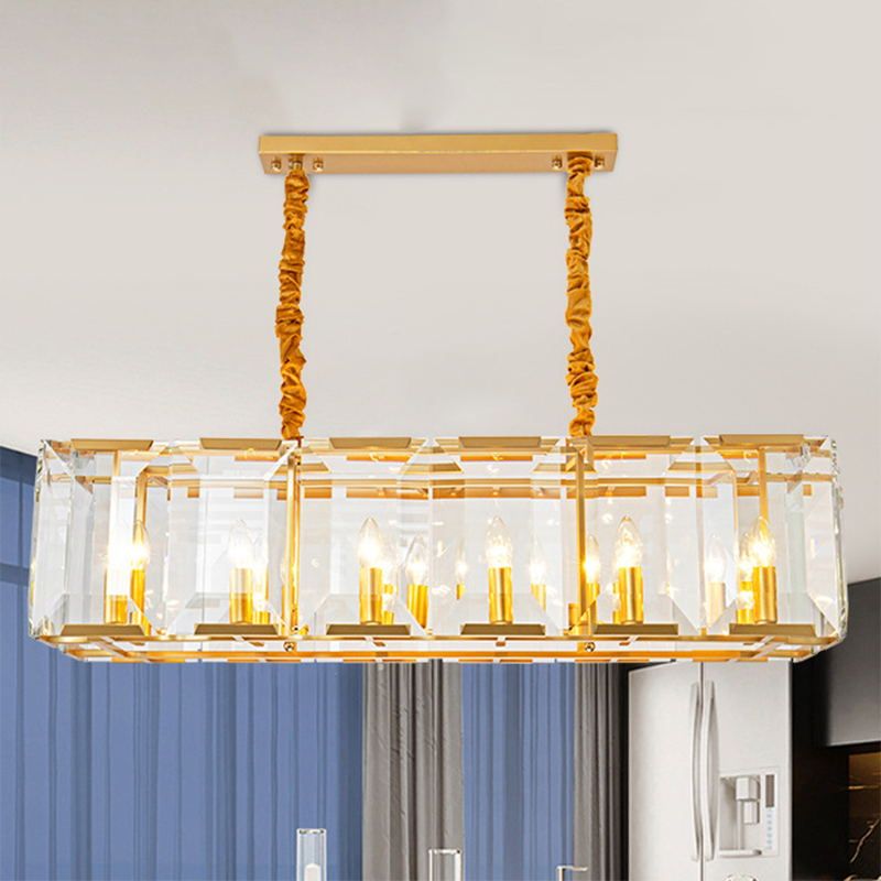 Isla colgante techo colgante iluminación de cristal vestíbulo de dormitorio luz del hotel