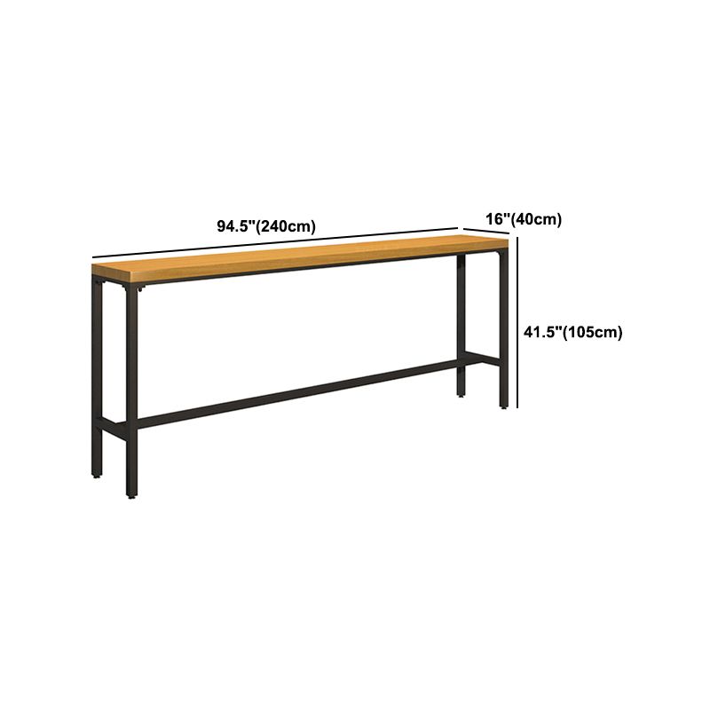 Industrial 1/2/6/11 Pieces Solid Wood Bar Table Set Rectangular Counter Set for Home Use