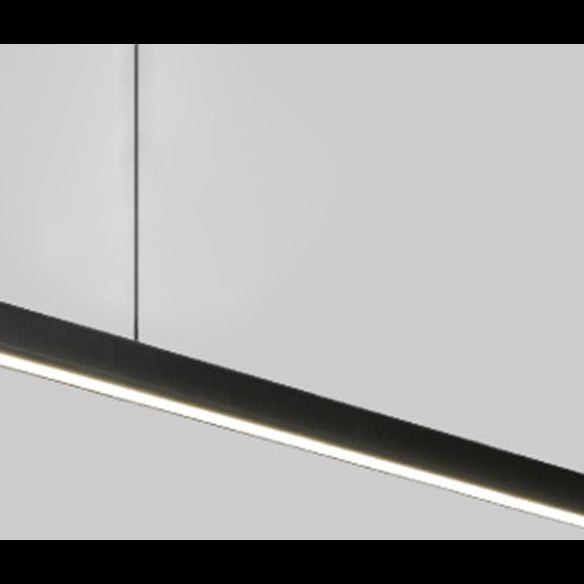 Luz de madera de lámpara lineal de estilo minimalista moderno