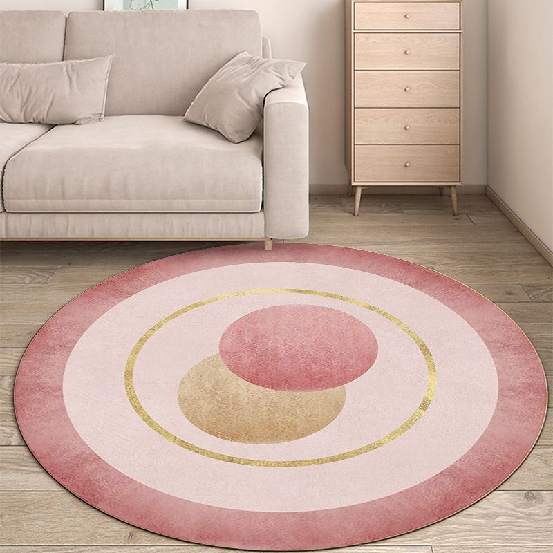Tapis de gradient en polyester moderne gris tapis de support sans glissement pour décoration intérieure