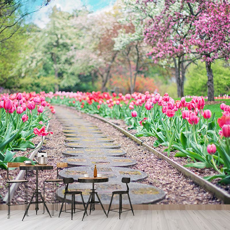 Decorative Wall Mural Wallpaper Outdoor Path Sitting Room Wall Mural