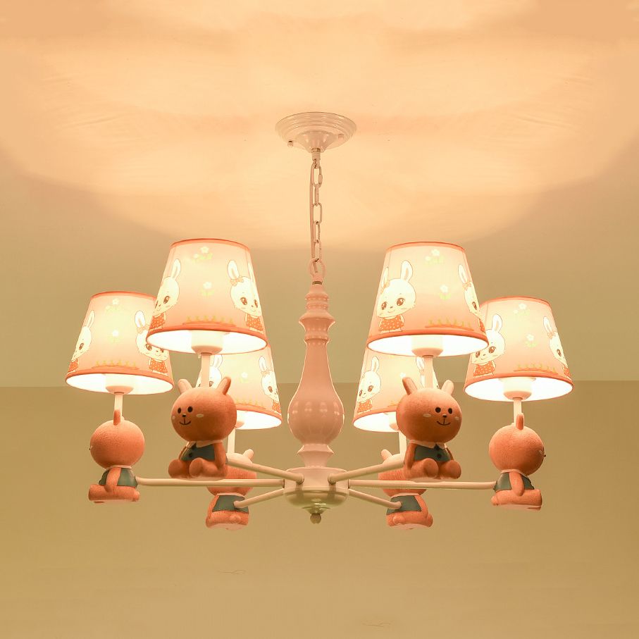 Girls chambre lapin pendants pendants en métal