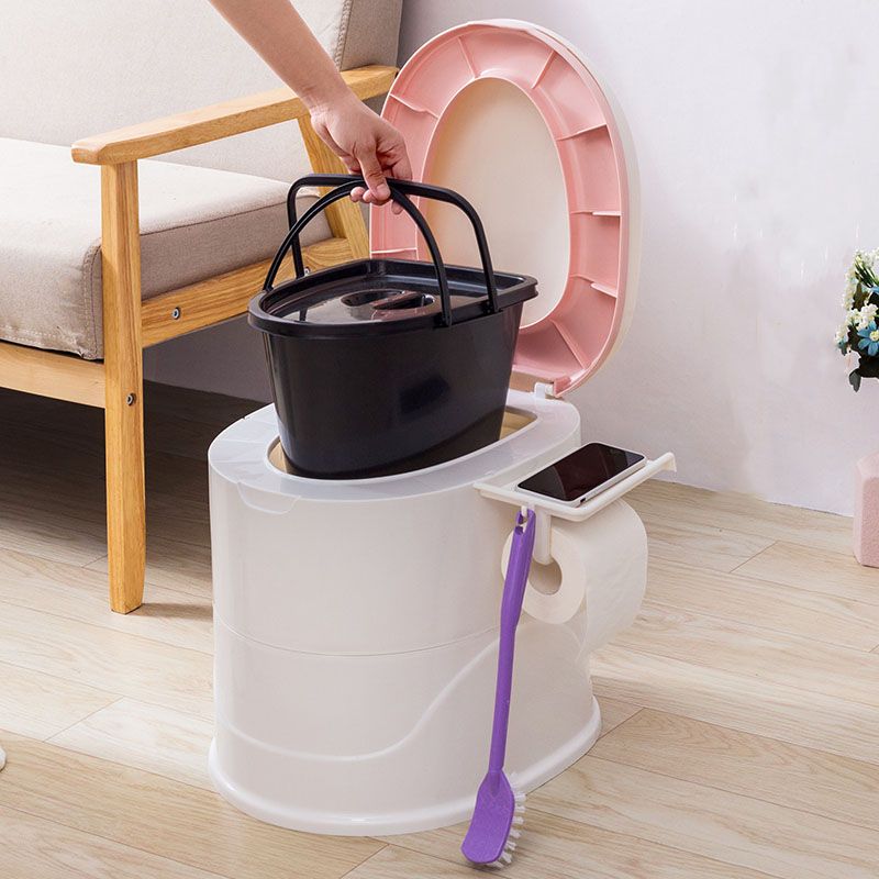 Contemporary Floor Mounted Toilet Plastic Toilet Bowl for Bathroom