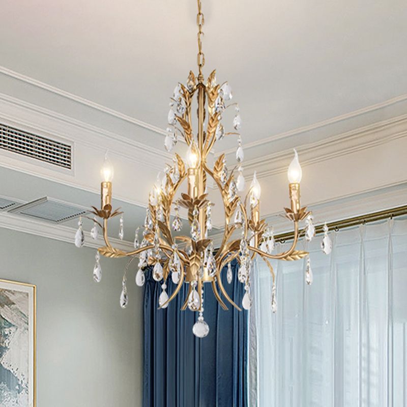 5 lumières lustres de lustre de lustre