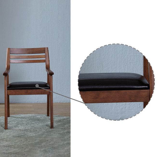 Traditional Solid Wood Dining Room Chair Ladder Back Side Chair for Home Use