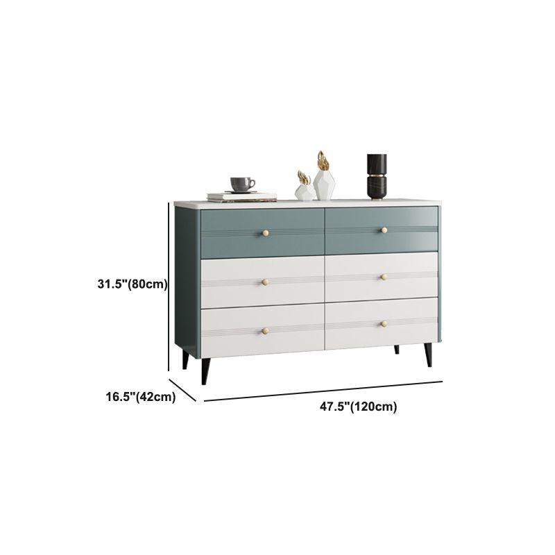 Modern Rectangle Accent Chest with Drawer Water Resistant Chest