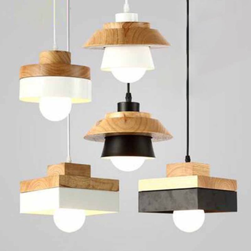 Geometric 1-Light Down Mini Pendant Metal Modern Style Down Lighting Pendant