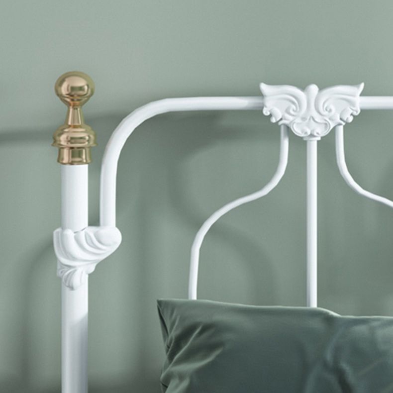 Metal Scandinavian Tall Clearance Bed Open Frame Headboard Panel Bed