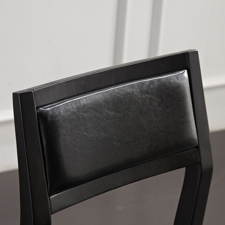 Eigentijdse stoelen Dining Armless Open Achterzijde stoelen met houten benen voor keuken