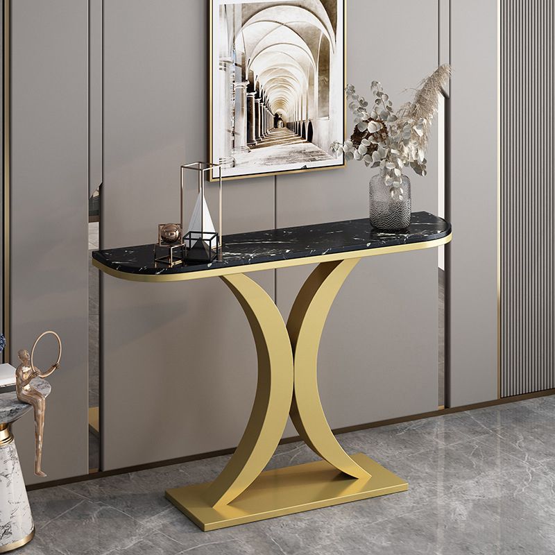 31.5" Tall Console Table 1-shelf Stain Resistant Accent Table for Hall