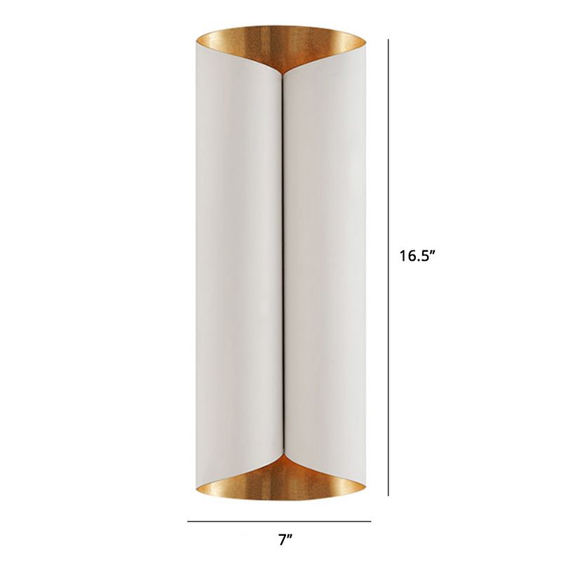 Rolvorm Metalen wandlamp SCONCE POSTMODERN 2-BULB WANDELE MOUS LIMMTER VOOR TRAMEN