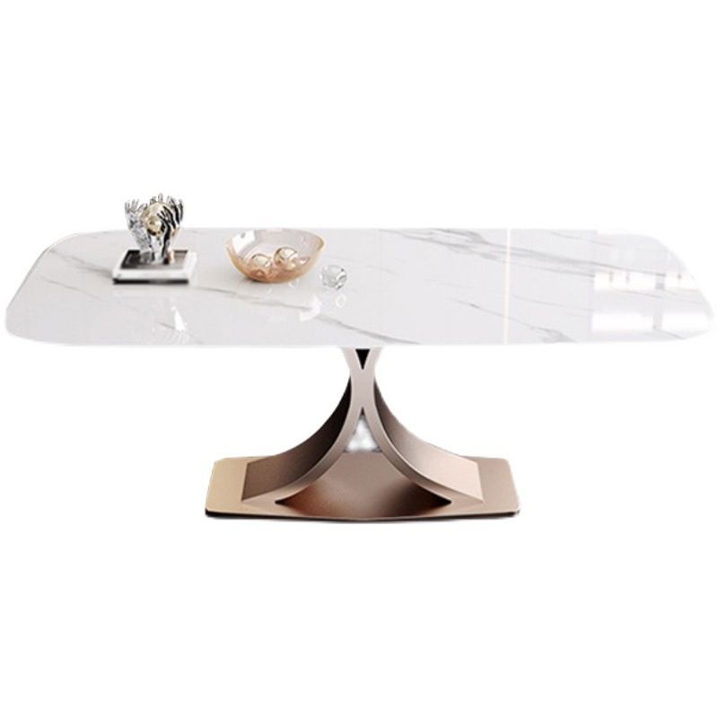 Luxury Sintered Stone Top Dining Set Rectangle 1/4/5/6 Pieces Dining Table with Chairs