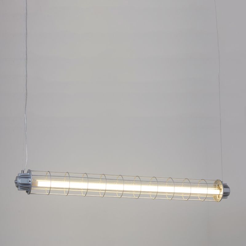 Industrial Style Hanging Lamp Cylinder Shape Island Light Fixture for Dining Table