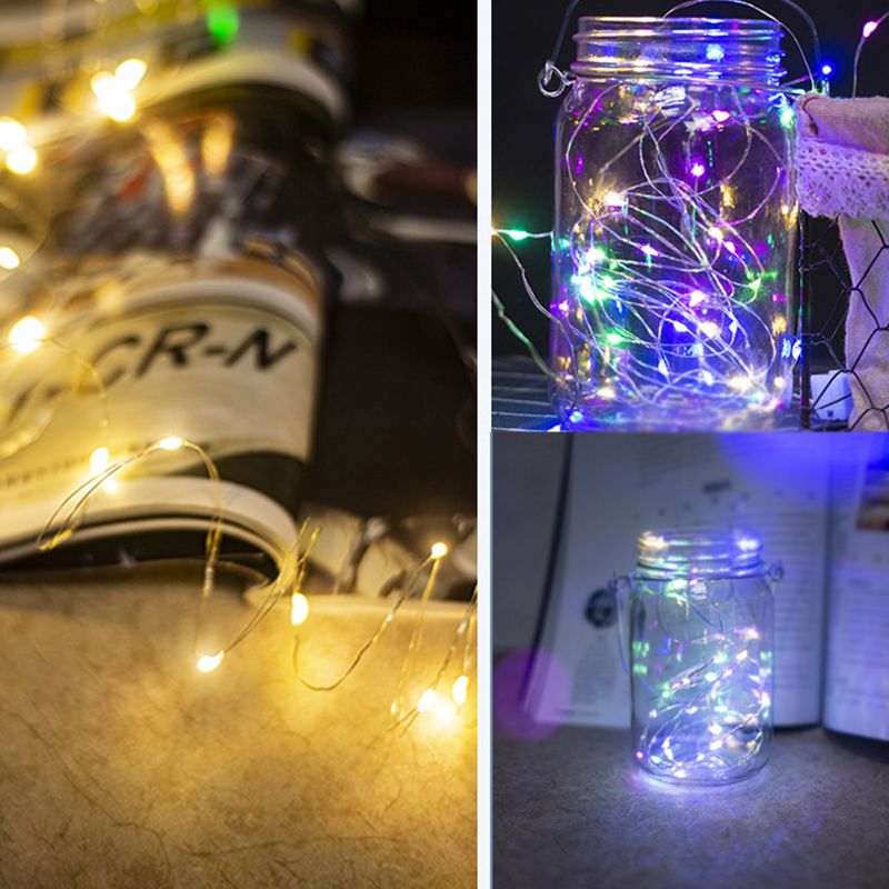 Copper Wire Starry String Light Kit Decorative Indoor Battery Powered String Light