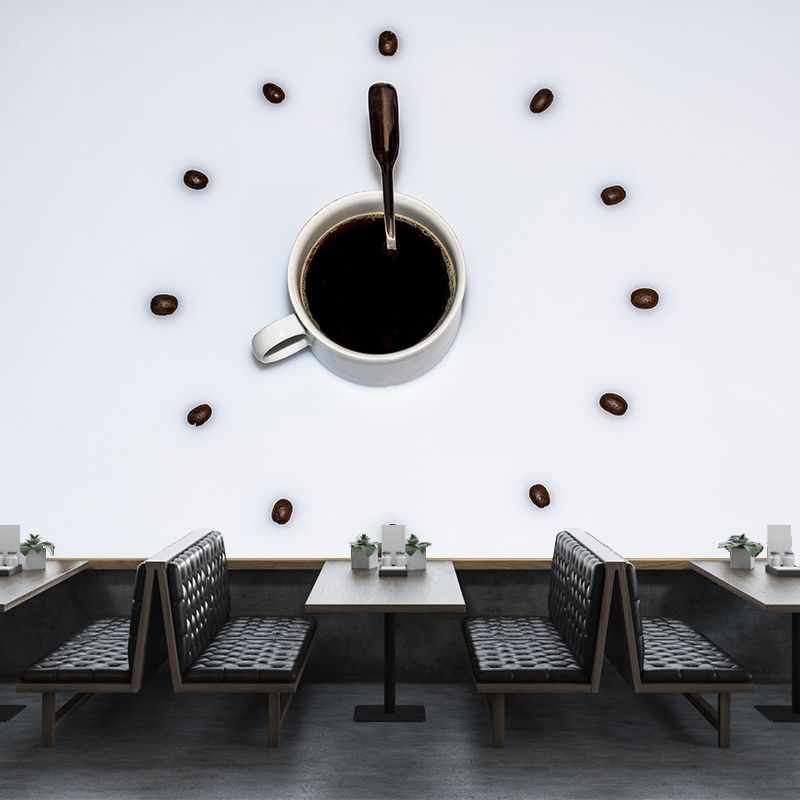 Customized Sweet Dessert Mural Wallpaper Decorative Mildew Resistant Coffee Shop