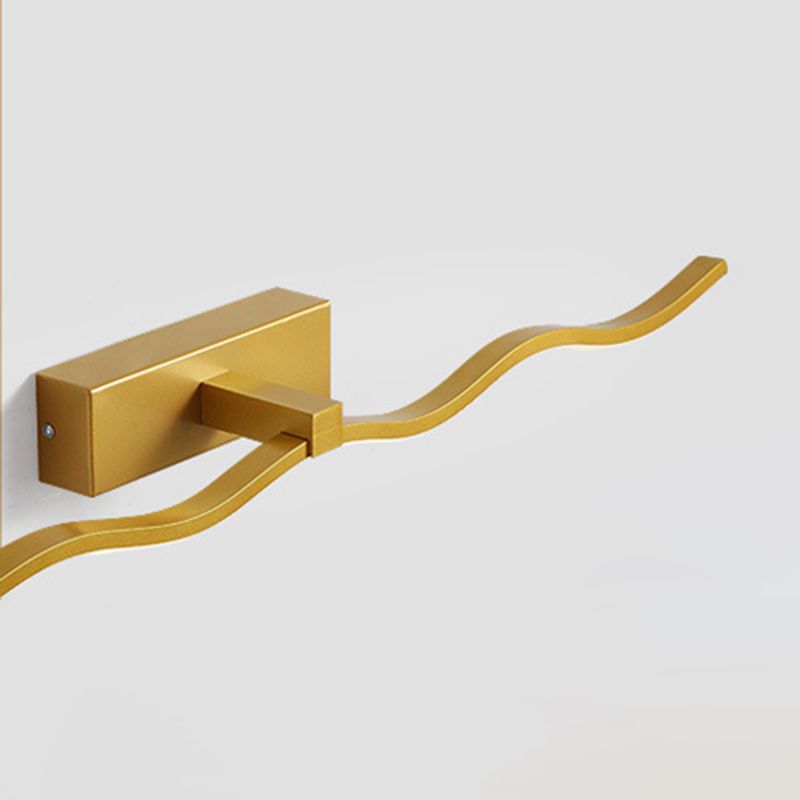 Semplicità contemporanea ondeggiando lampadaria vanità apparecchi di illuminazione acrilica per il bagno