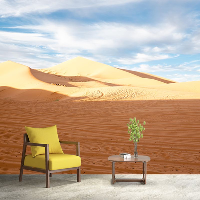 Customized Mural Wallpaper Modern Desert Mildew Resistant Wall Decor