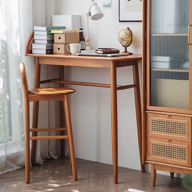 Modern 1/2 Pieces Wooden Pub Table Set Fixed Table Counter Table for Dining Room