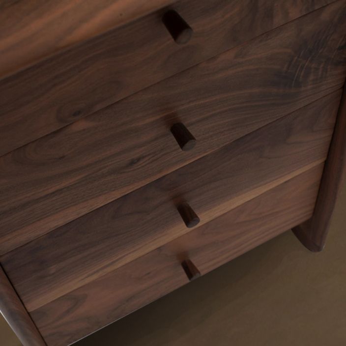 Modern Rectangle Wood Bar Table Wood Base with Lockers for Dining Room