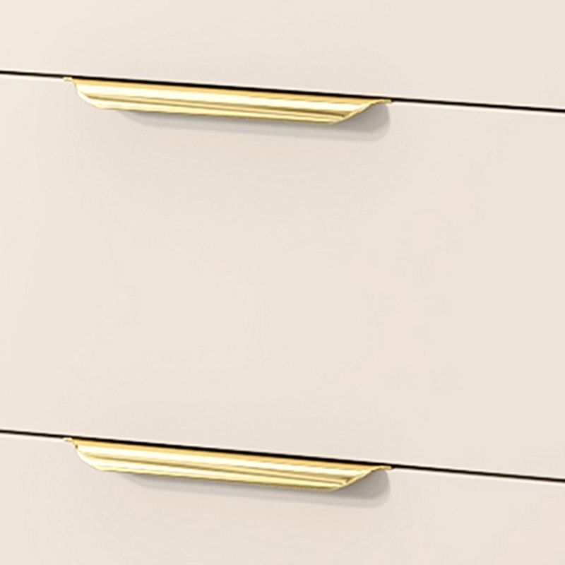 Glam Stone 16"Wide Storage Chest Bedroom Chest in White with Drawers