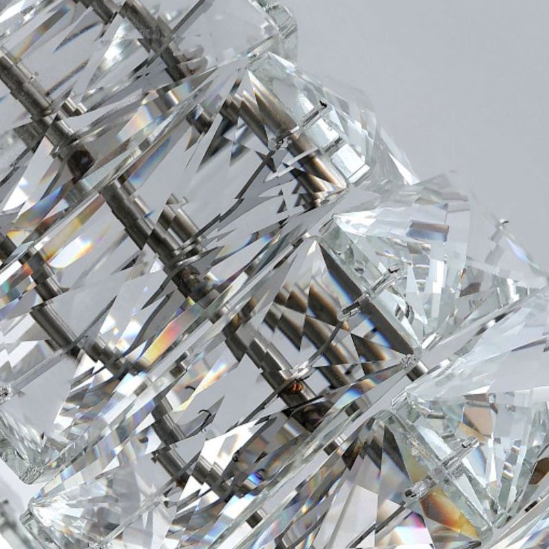 Postmodern Crystal Wall Light Geometric Shape Wall Sconce Lamp for Living Room