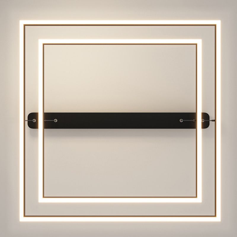 Modern Square Shape Chandelier Light Fixtures Restaurant Hanging Chandelier for Sitting Room