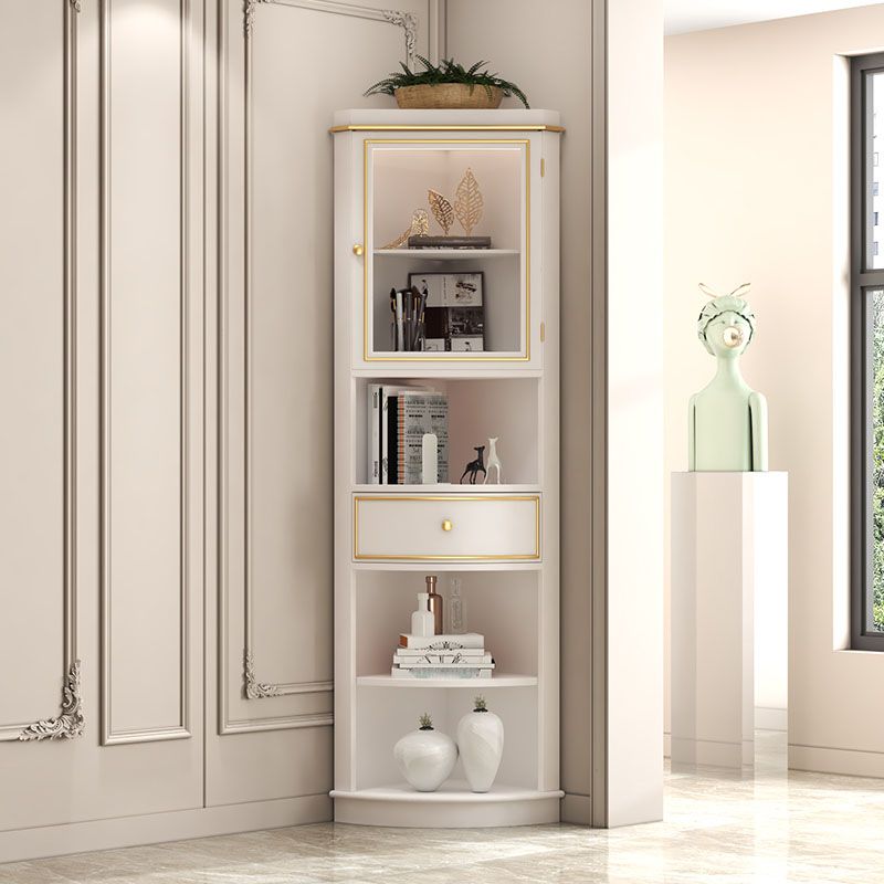 Modern Stain Resistant Chest Solid Wood Side Cabinet with Drawer