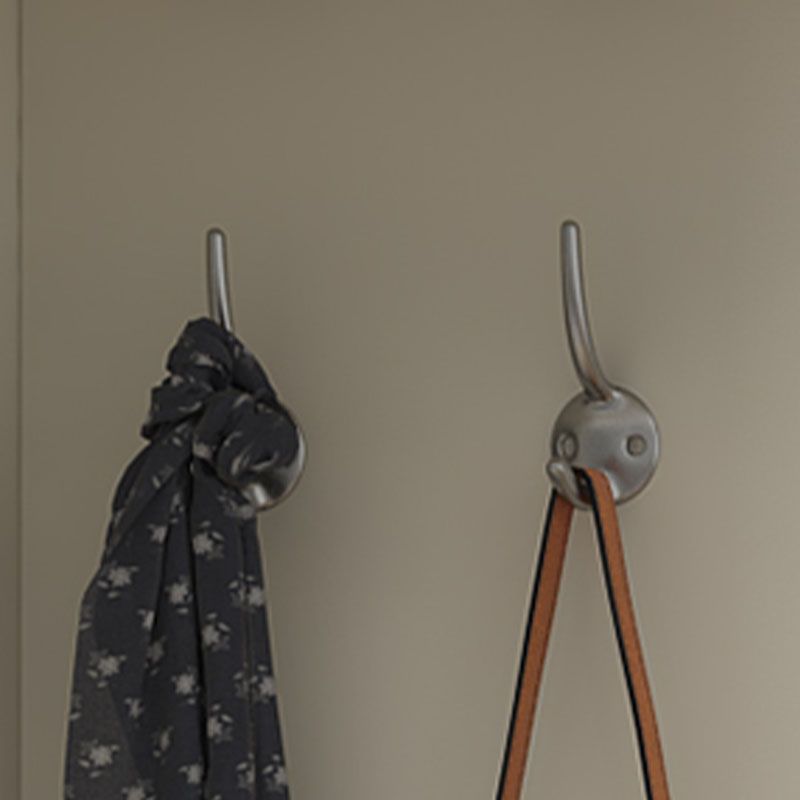 Modern White Wardrobe with Glass Doors Bedroom Cabinet with Sliding Doors