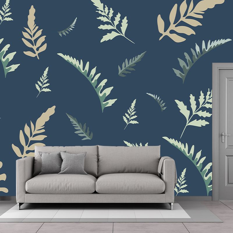 Simple Plant Wall Murals for Bedroom Wall Decoration Stain Resistant Wall Decals