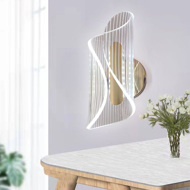 Unique Shape Wall Light Sconces 1 Light Wall Lighting Fixtures for Bedroom