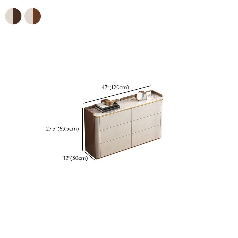 11.7-inch W Contemporary Dresser Stone Storage Chest Dresser