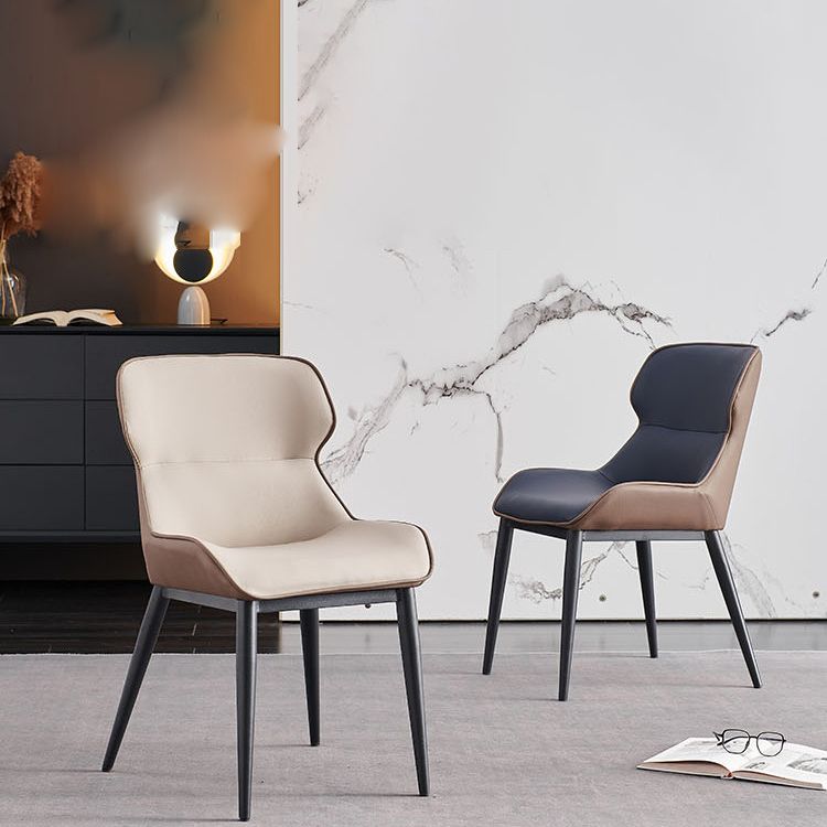 Industrial Dining Accent Chair Upholstered Dining Side Chair